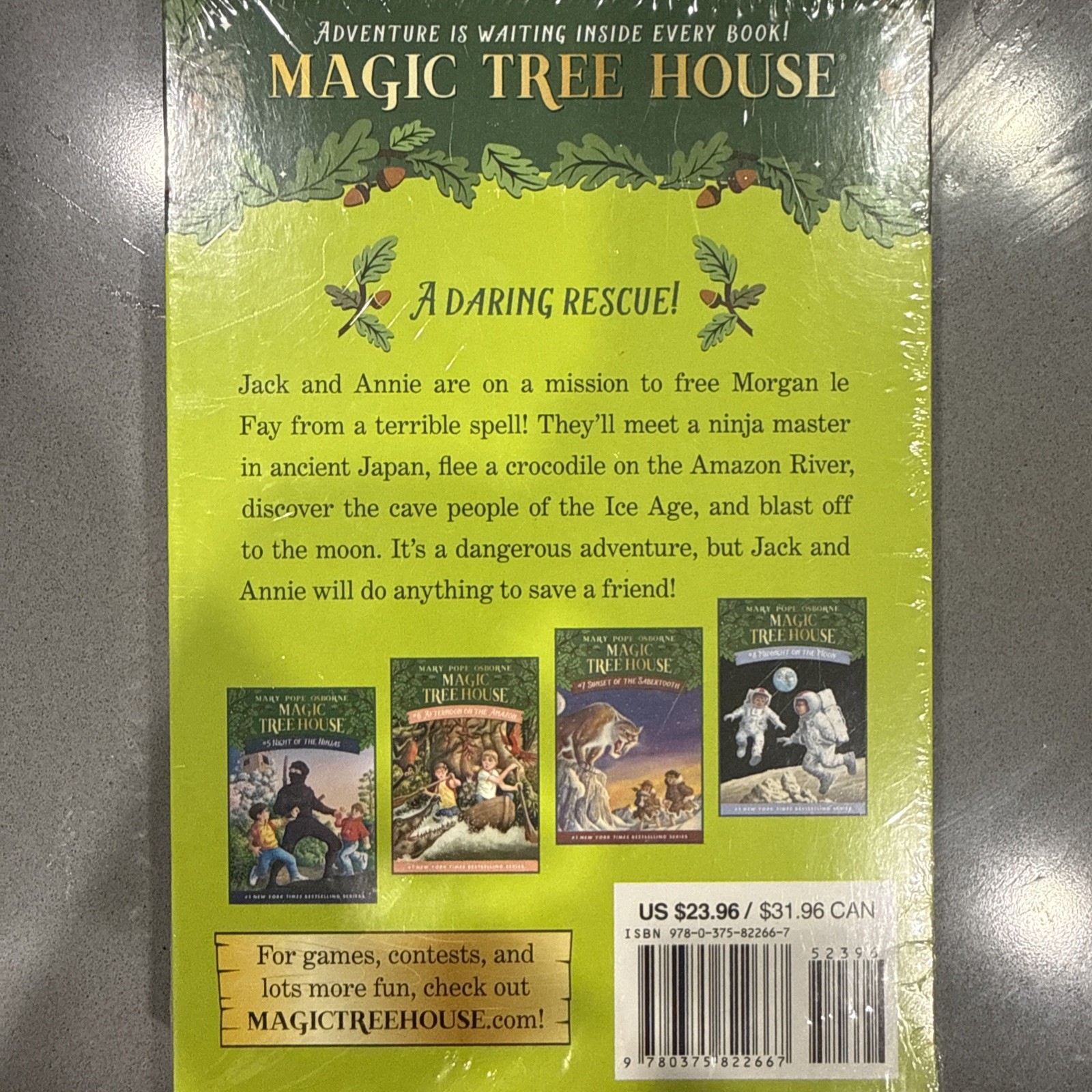 NEW Magic Tree House 4-pack SET Books 5-8 by Mary Pope Osborne SEALED