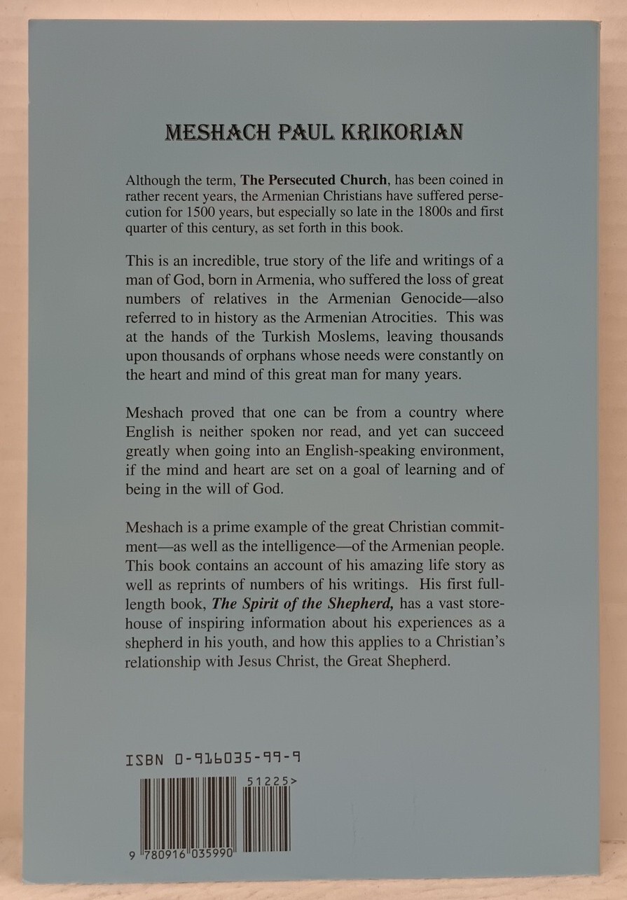 MESHACH PAUL KRIKORIAN THE SPIRIT OF THE SHEPHERD by Miriam Taylor Wert (1999, P