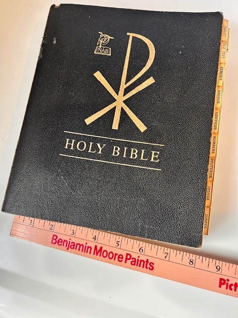 Holy Bible New American Bible NAB Catholic Press World First Edition 1970