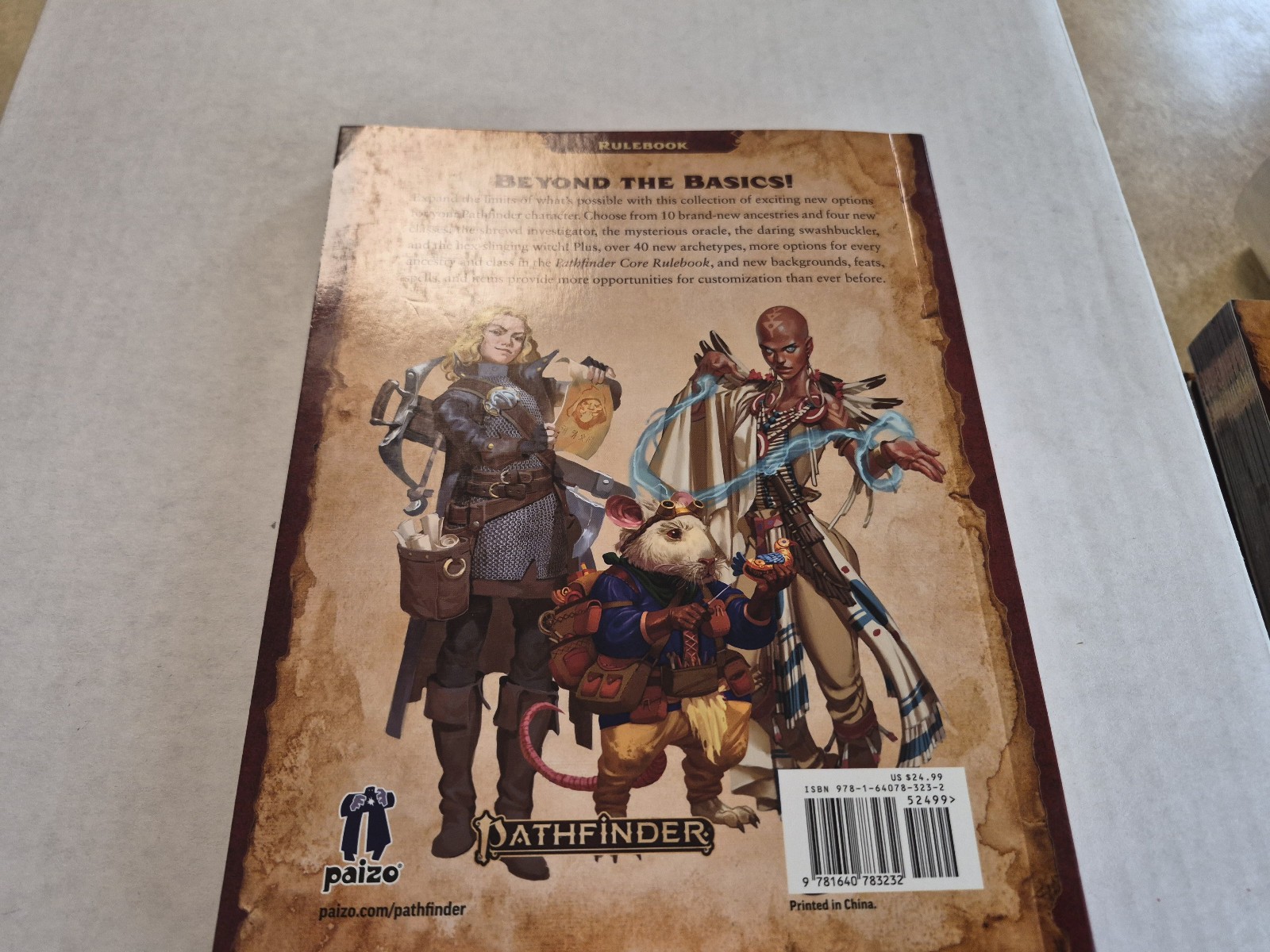 Pathfinder Advanced Player’s Guide Pocket Edition (P2), Staff, Paizo