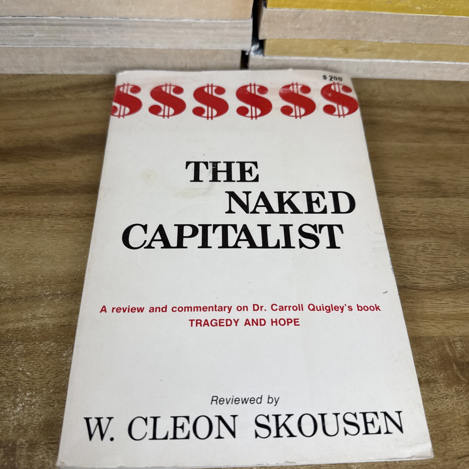 The Naked Capitalist – W. Cleon Skousen – 1985 Vintage Paperback