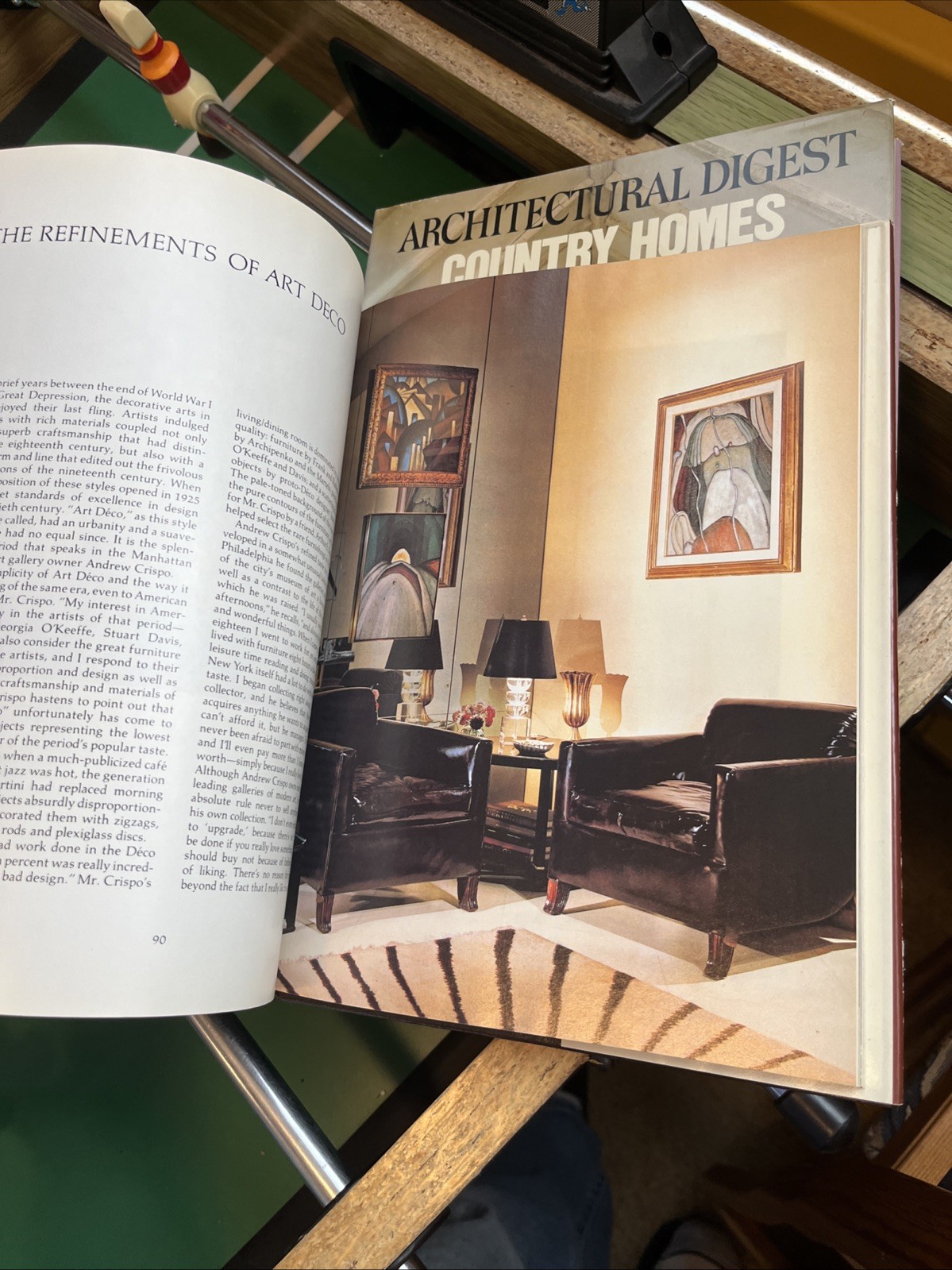 Four Vintage 1980S Architectural Digest Hardcover Books With D:Jacket Excellent