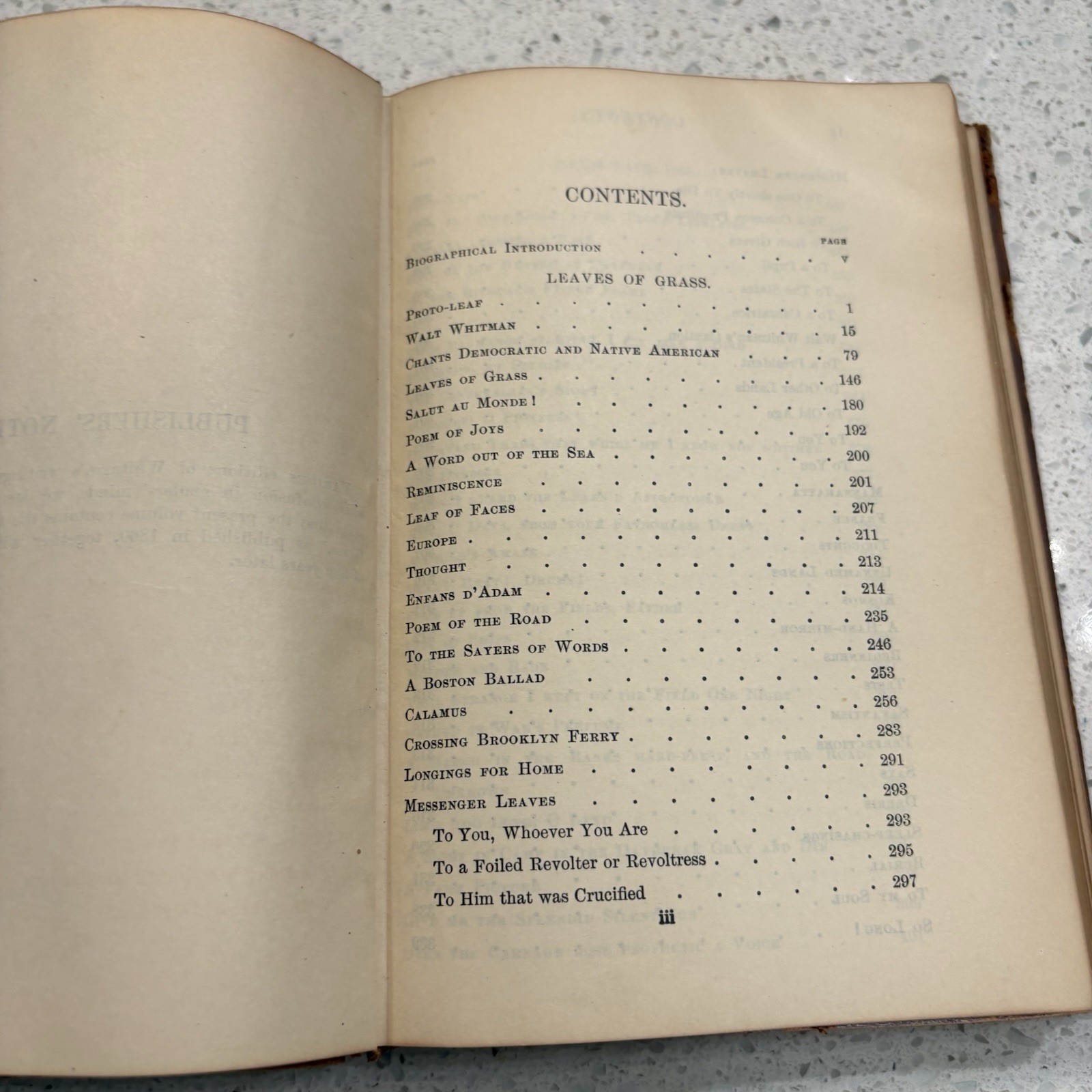 The Poems Of Walt Whitman Vintage 1902 Thomas Cromwell Company RARE