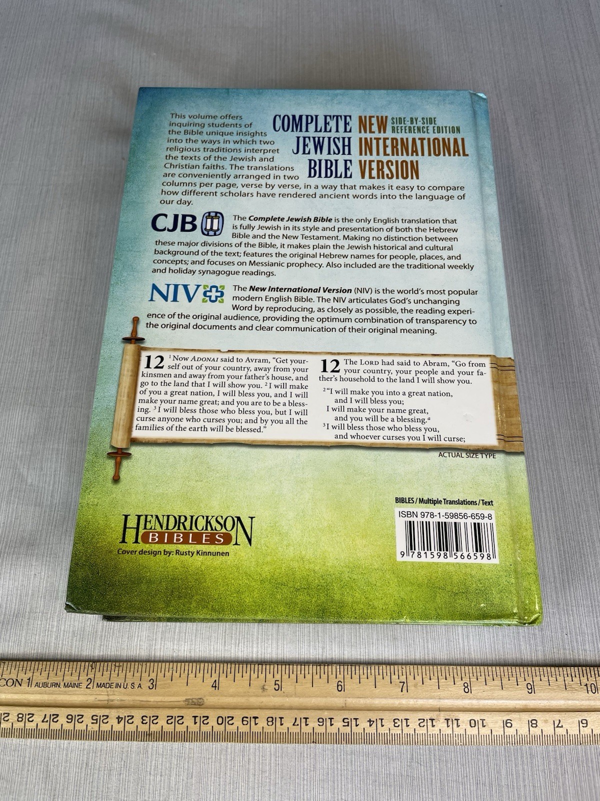 Complete Jewish Bible-PR-Cjb/NIV by Hendrickson Publishers (2011, Hardcover)
