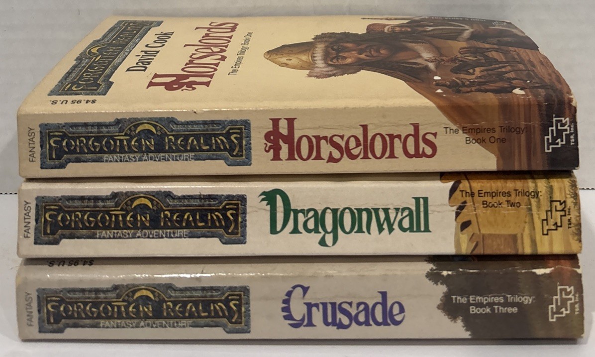 Forgotten Realms The Empires Trilogy Complete OG covers TSR 3 Book Set Lot