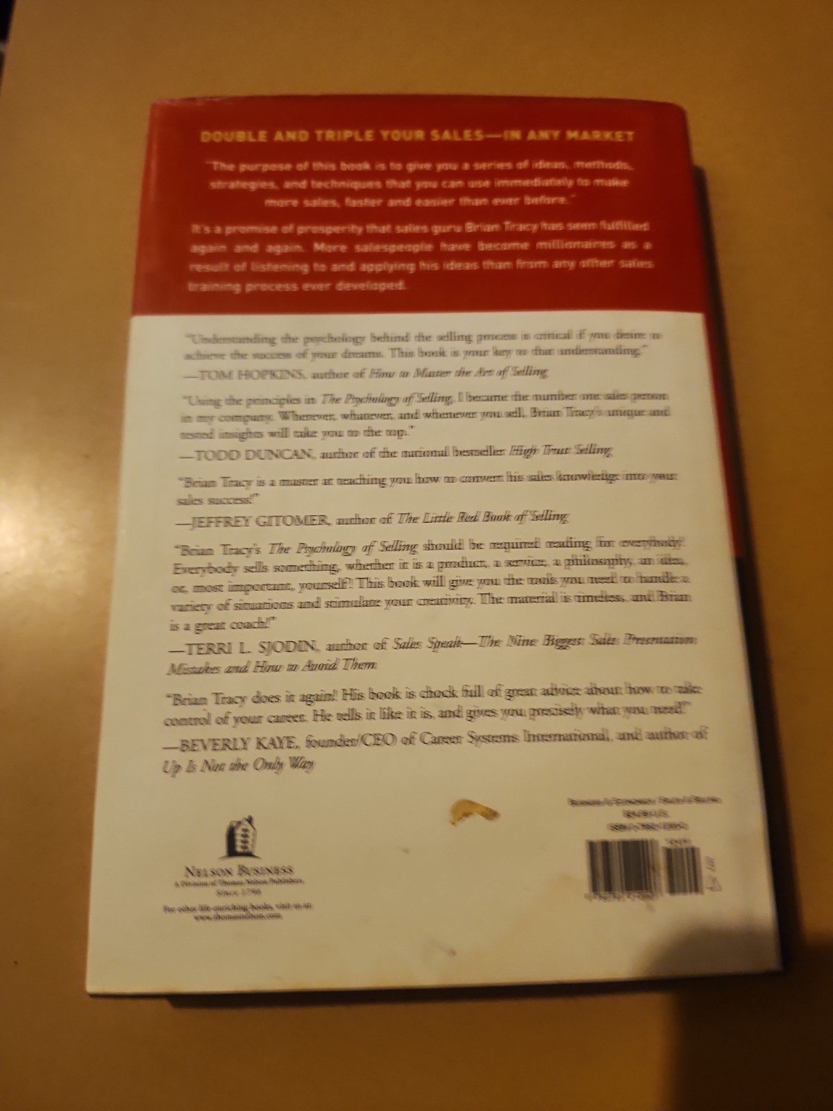 Psychology of Selling : How to Sell by Brian Tracy (2005, Hardcover)
