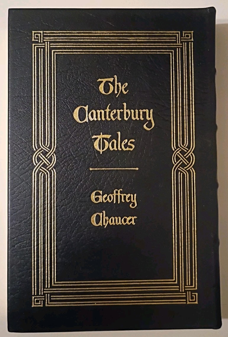 Easton Press The Canterbury Tales Collectors Edition Leather Bound ~ Very Good