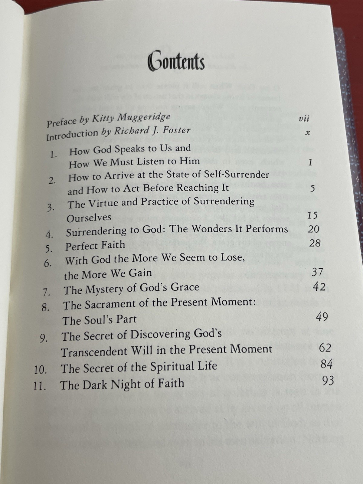 The Sacrament of the Present Moment by Jean-Pierre de Caussade Hardcover 1982