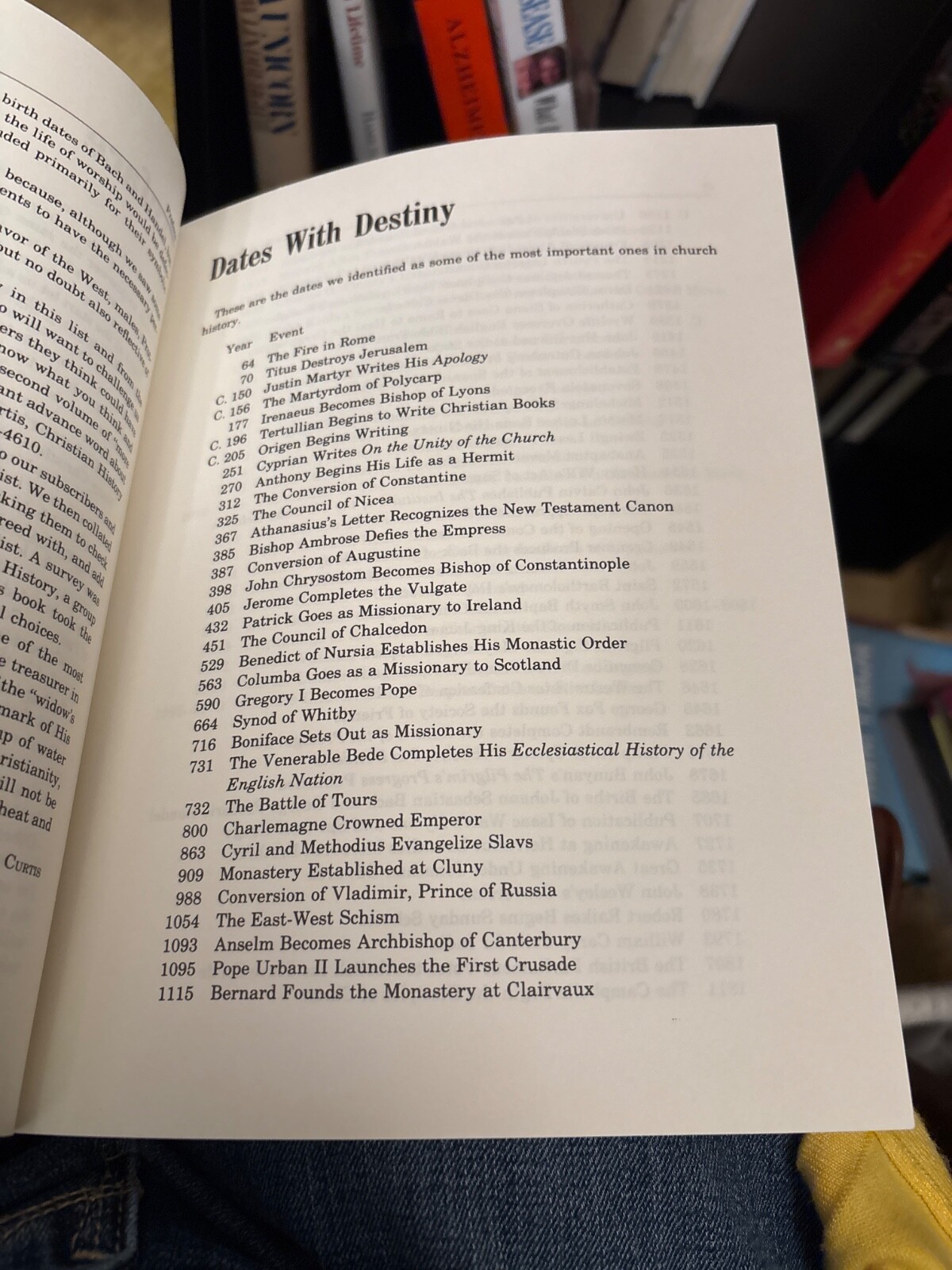 The 100 Most Important Events in Christian History by Curtis, A. Kenneth
