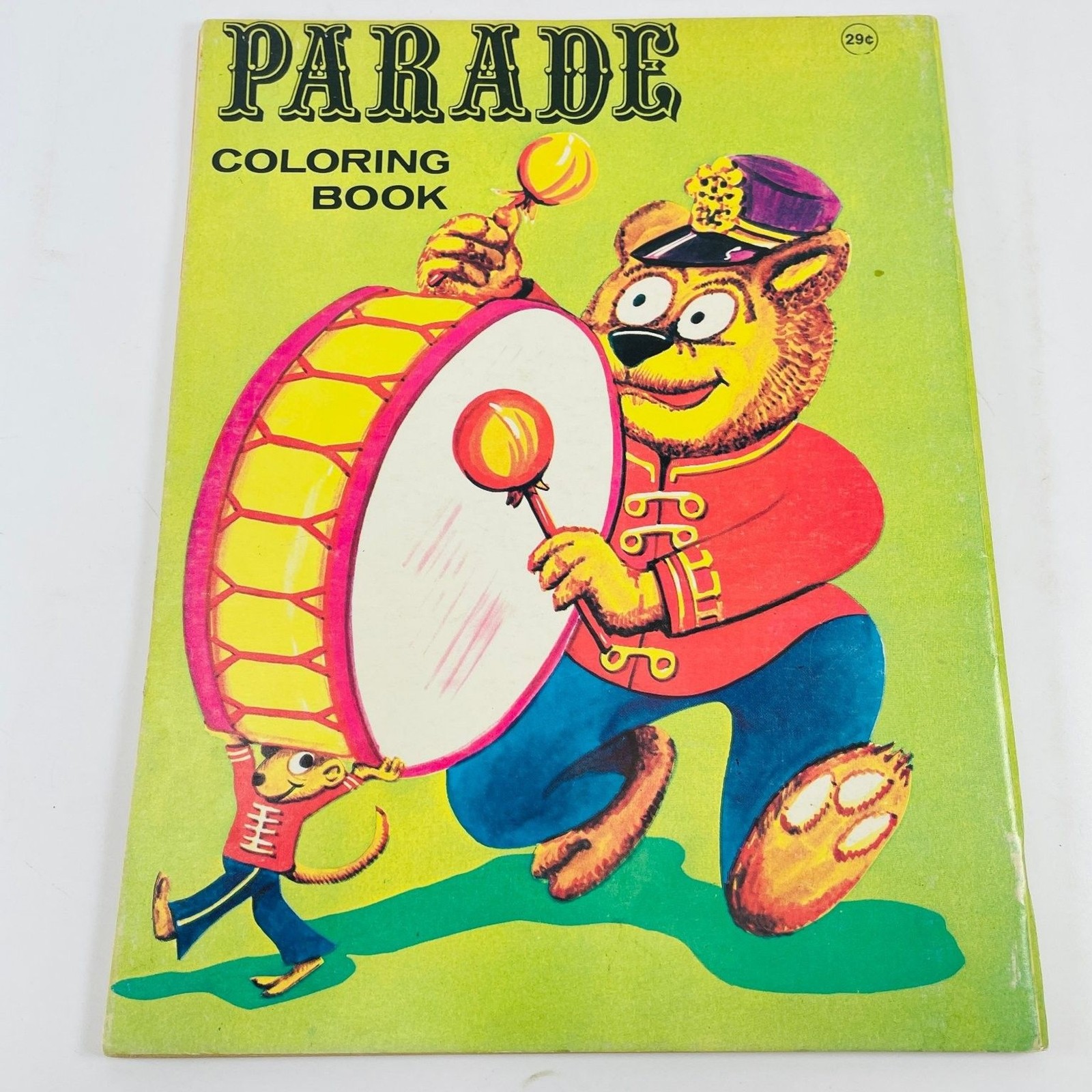 Parade Coloring Book Vintage 1960s Paperback Modern Promotions USA