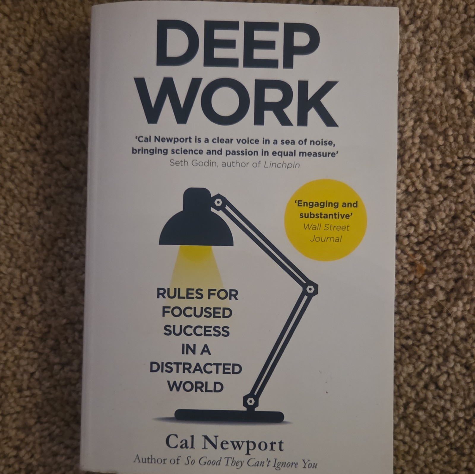 Cal Newport Deep Work Paperback Nonfiction Self-Help Success Focus