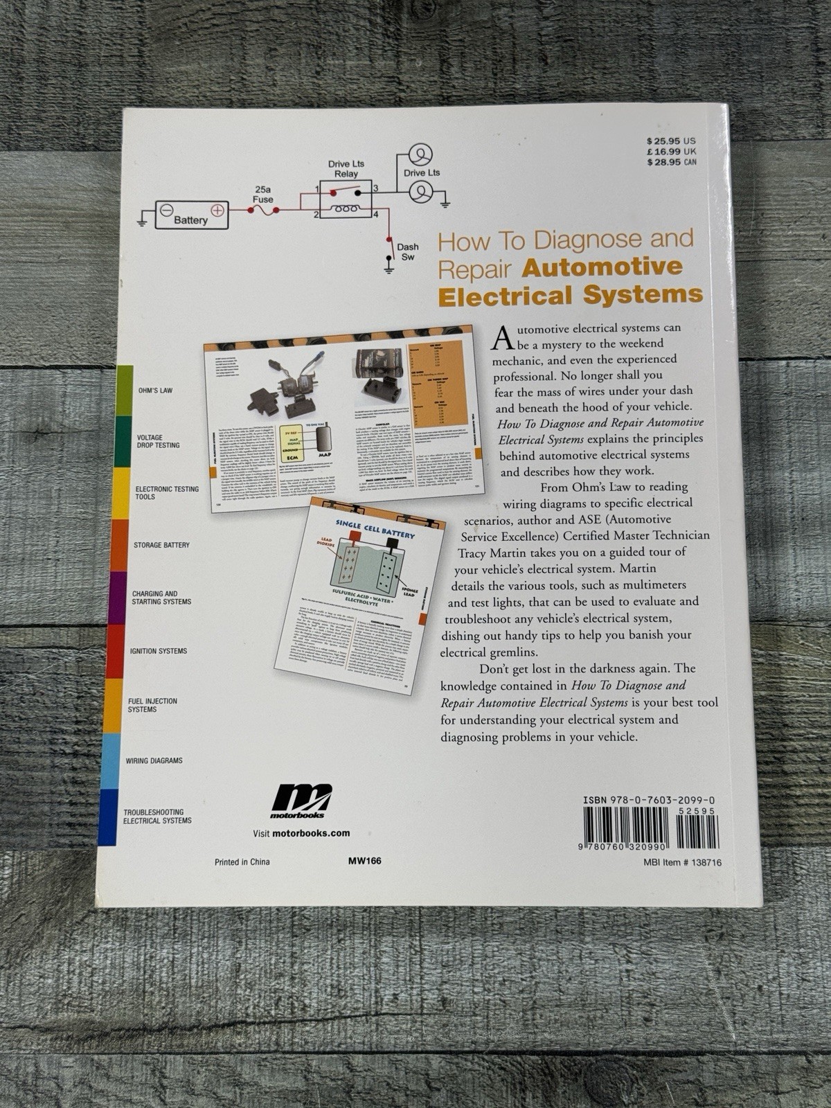 How to Diagnose and Repair Automotive Electrical Systems Motorbooks Workshop