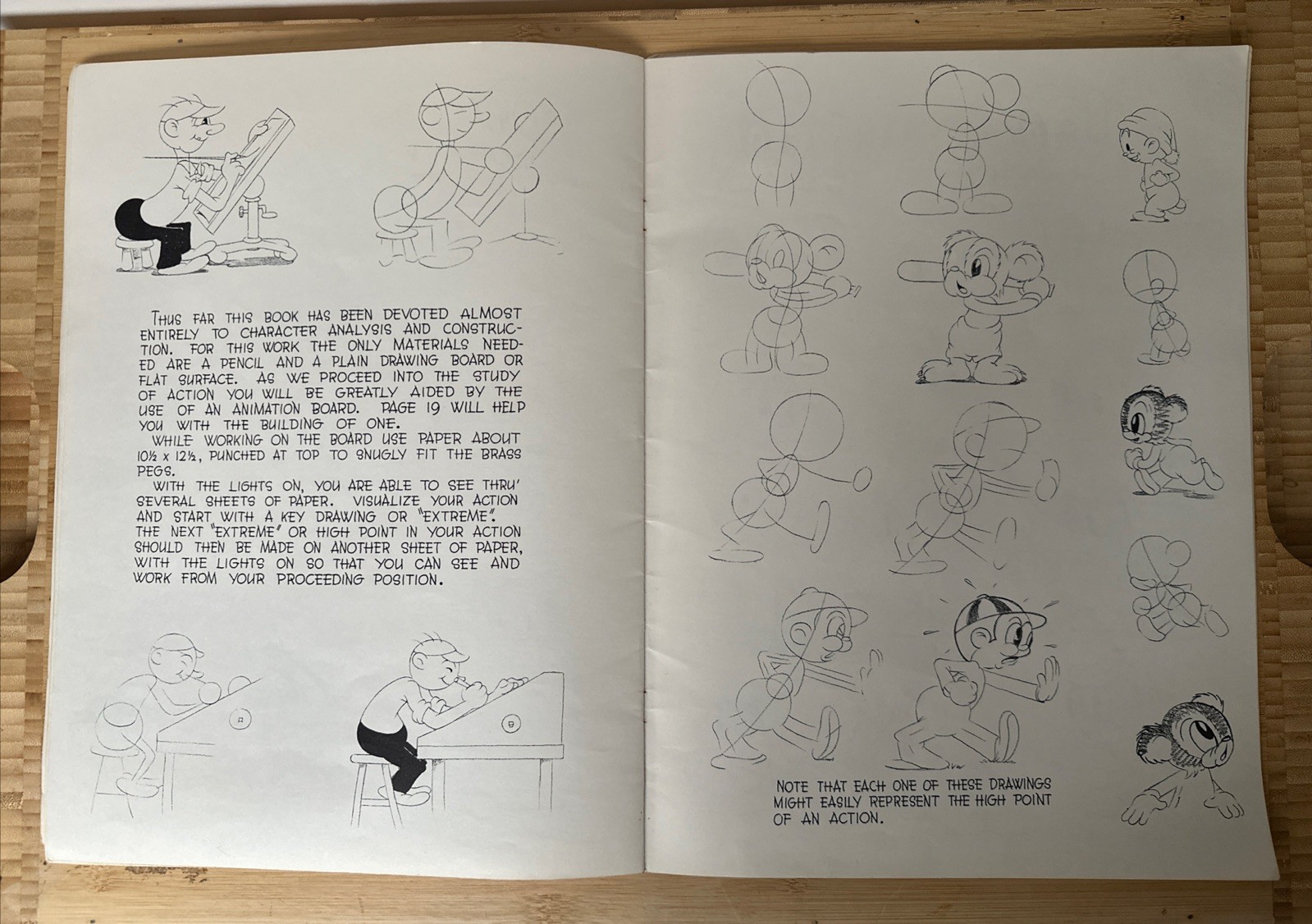 MCM Animated Cartoons For The Beginner By Walter T. Foster Art Book VINTAGE COOL