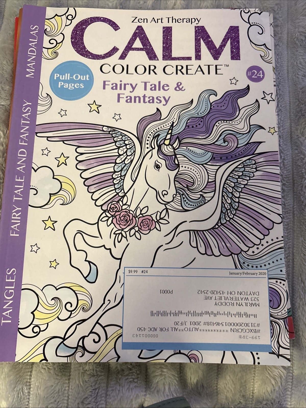 Zen Art Therapy Lot Of 5 Calm Color Create Coloring Books New Unused Mandalas