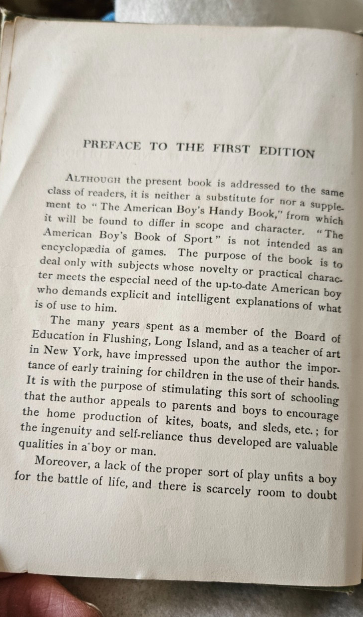 1901 THE OUTDOOR HANDY BOOK Copyright 1896 by DAN C. BEARD