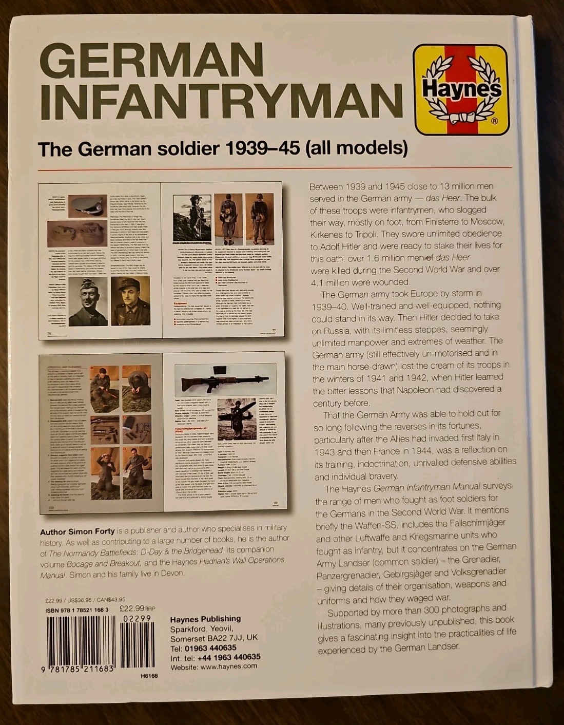 German Infantryman Operations Manual: The German soldier 1939-45 Haynes WW2