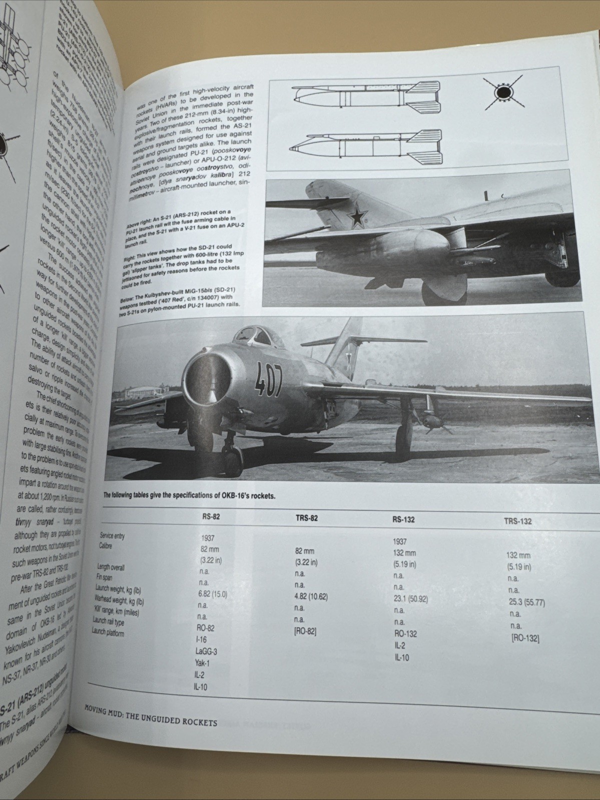 Soviet/Russian Aircraft Weapons Since World War Two by Gordon, Yefim Midland Pu