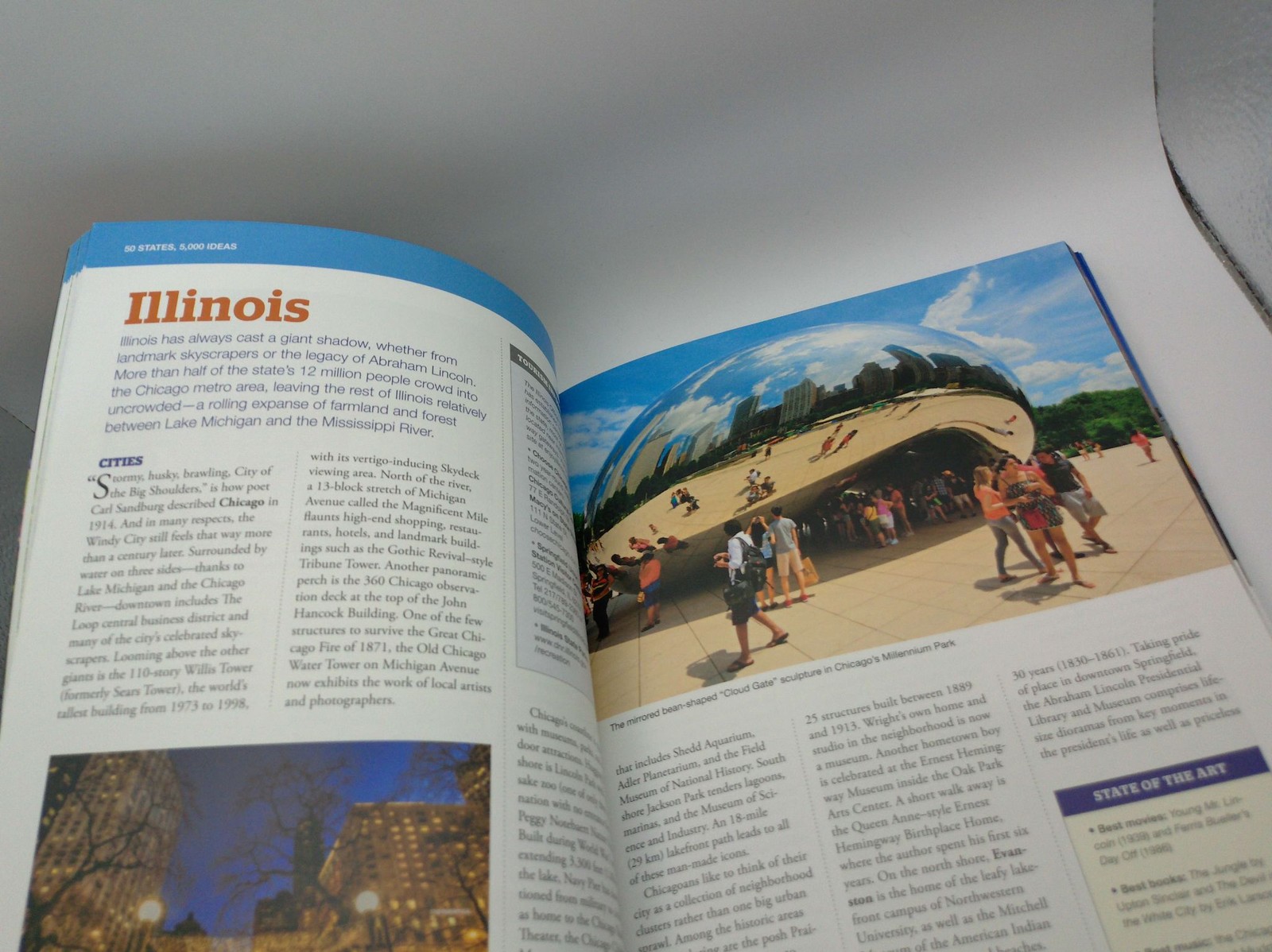 National Geographic 50 States 5000 Ideas Travel Book Paperback 2017 Joe Yogerst