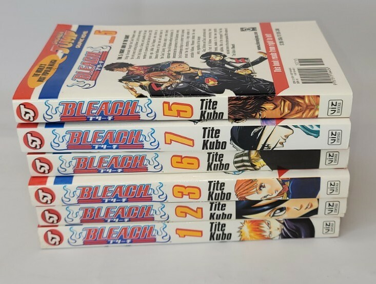 bleach manga lot vol 1,2,3,4,5,6,7 Paperback English Shonen Jump Graphic Novel