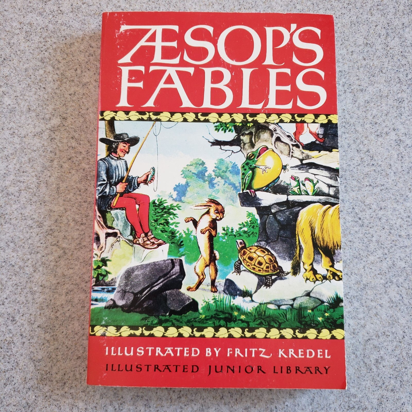 Aesops Fables Illustrated Junior Library 1989 Printing 234 Pages
