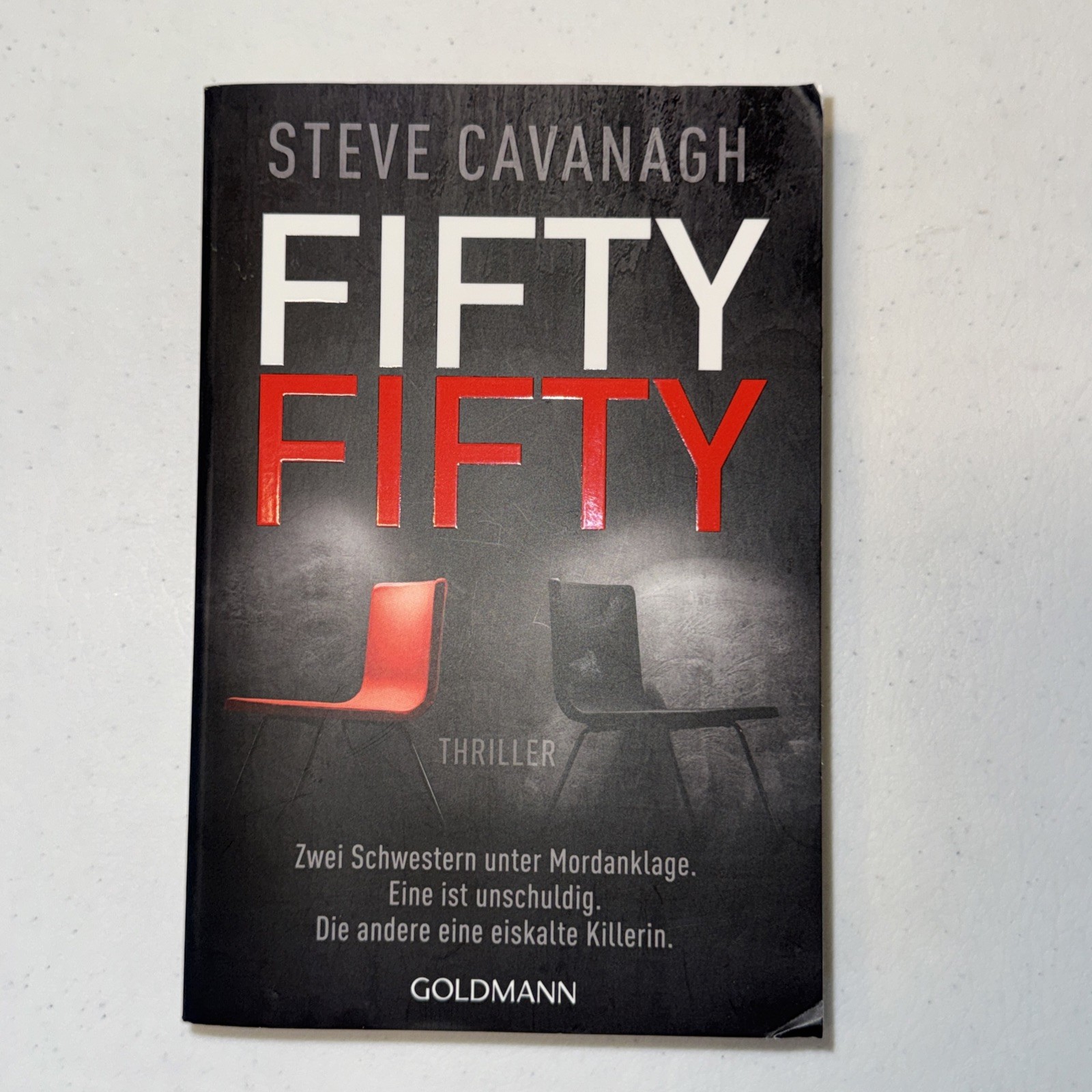 Fifty-Fifty by Steve Cavanagh (paperback) GOOD 9783442494736