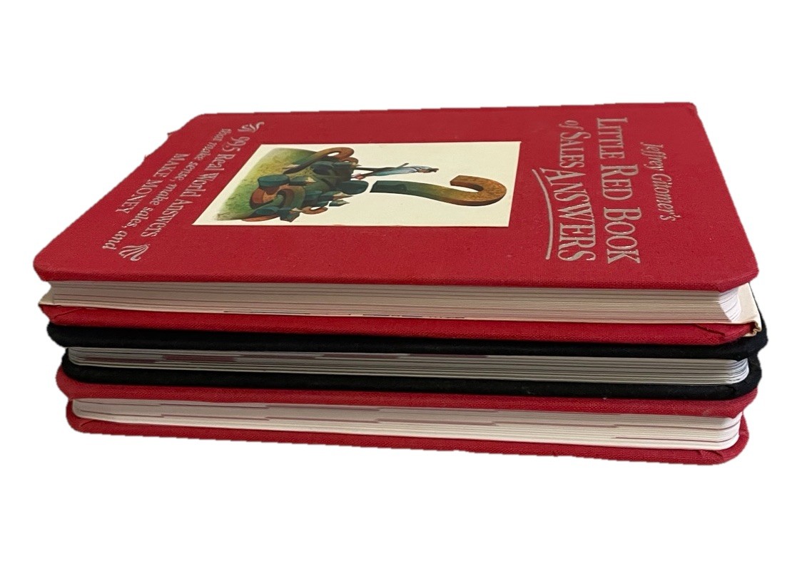Lot Of 3 Jeffrey Gitomer’s Little Books- Sales Answers, Selling, Connections
