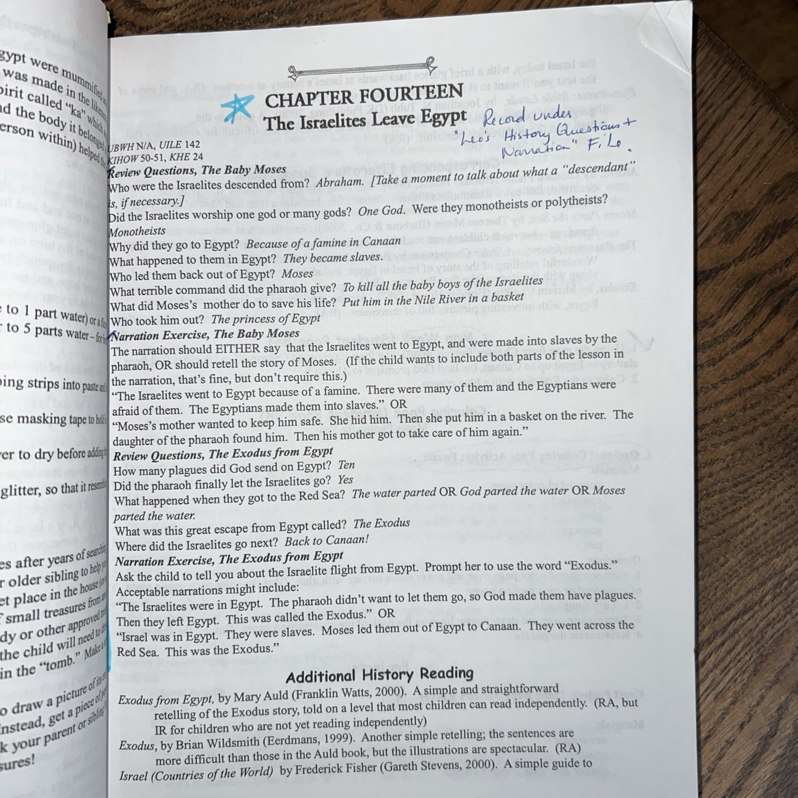 Story of the World Ancient Times, Volume 1, Set, Activity Book, Test Answer Key