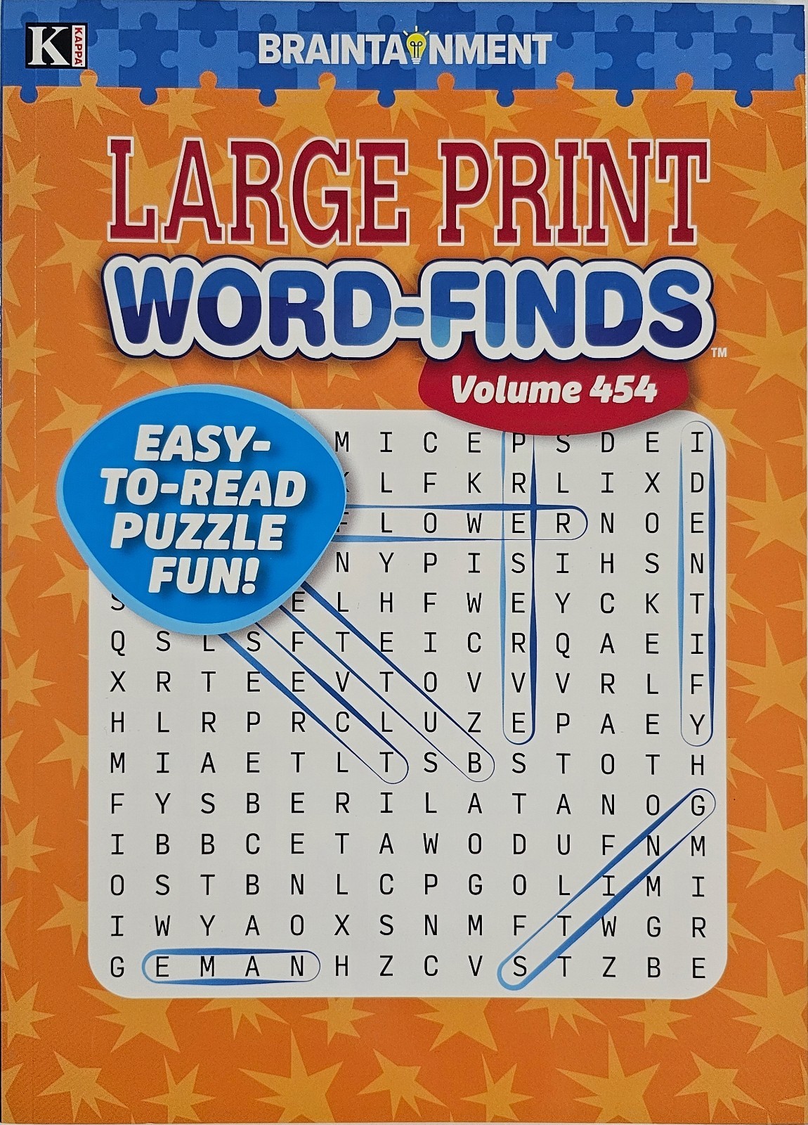 5 New Large Print Word-Finds Puzzle Books Kappa Games Vol #454-512~ Search,Hunt