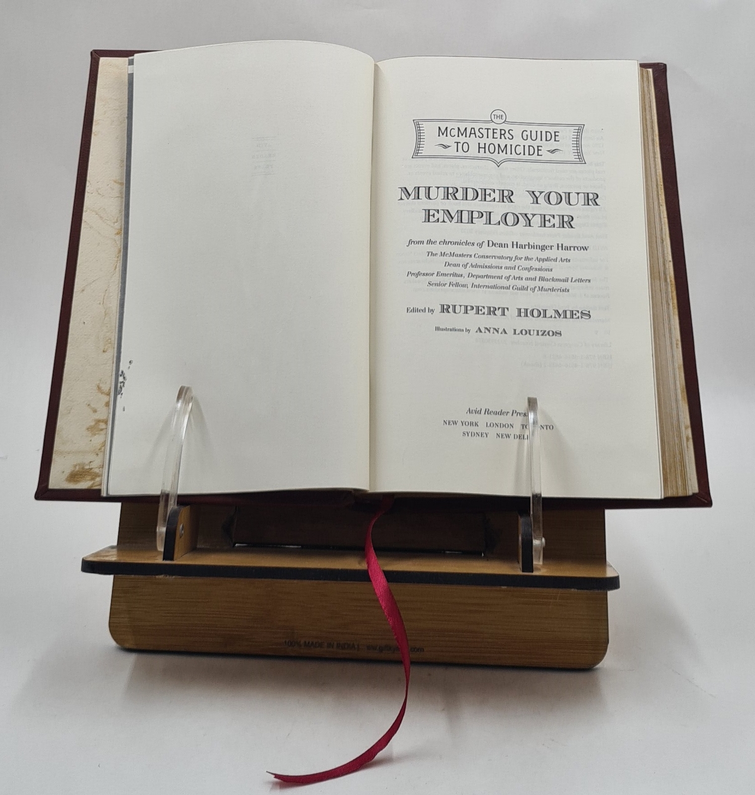 Murder Your Employer: The Mcmasters Guide To Homicide [Premium Leather Bound]