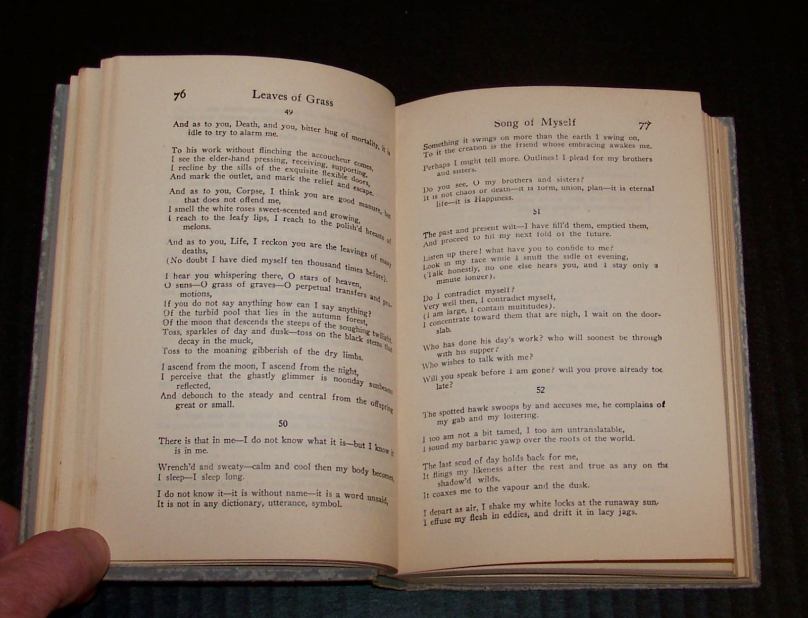 Walt Whitman 3 Book Lot: Leaves of Grass 1921 / Leaves…(Facsimile), West Hills