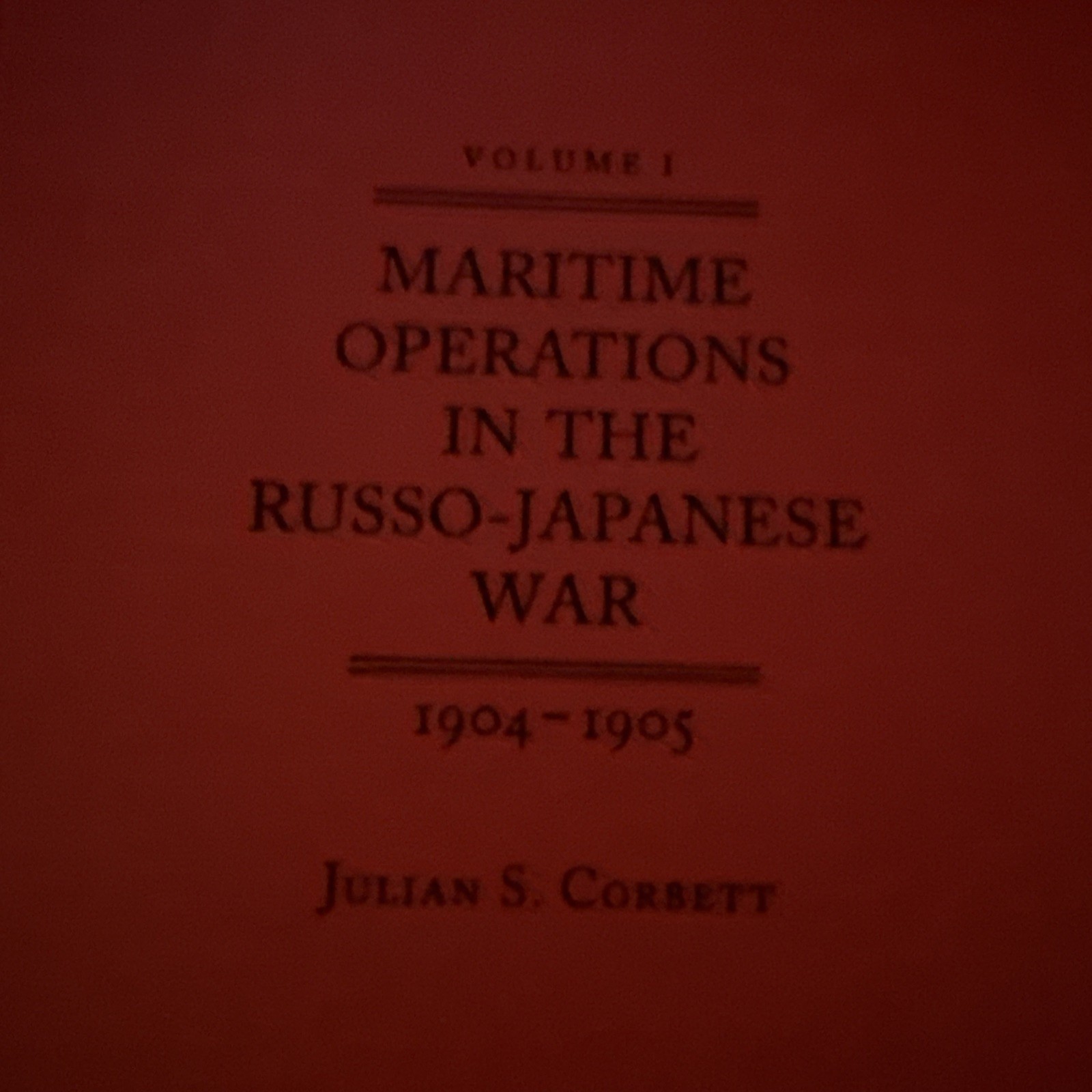 Maritime Operations Russo-Japanese War, 1904-1905 Stafford 2 Vol Set