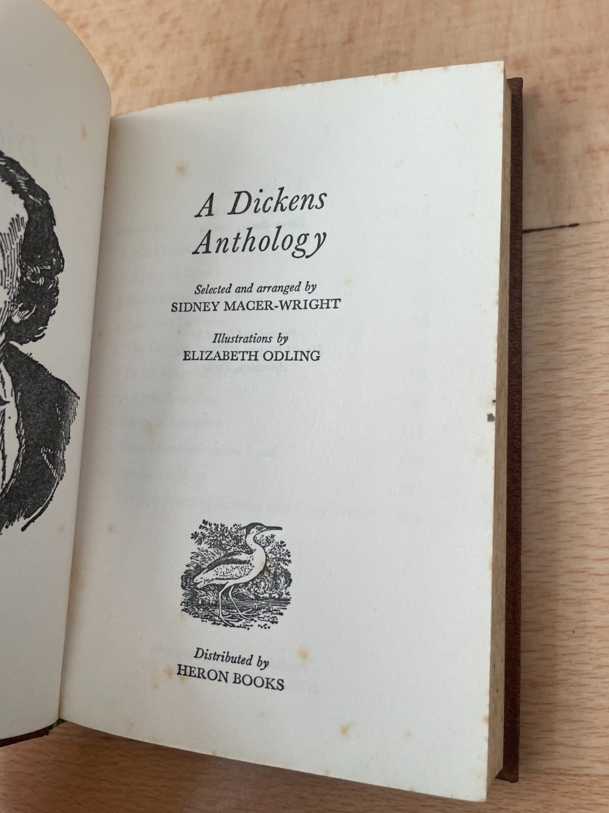 A DICKENS ANTHOLOGY. HARDCOVER – 13 BY 10 CM. 158 PAGES