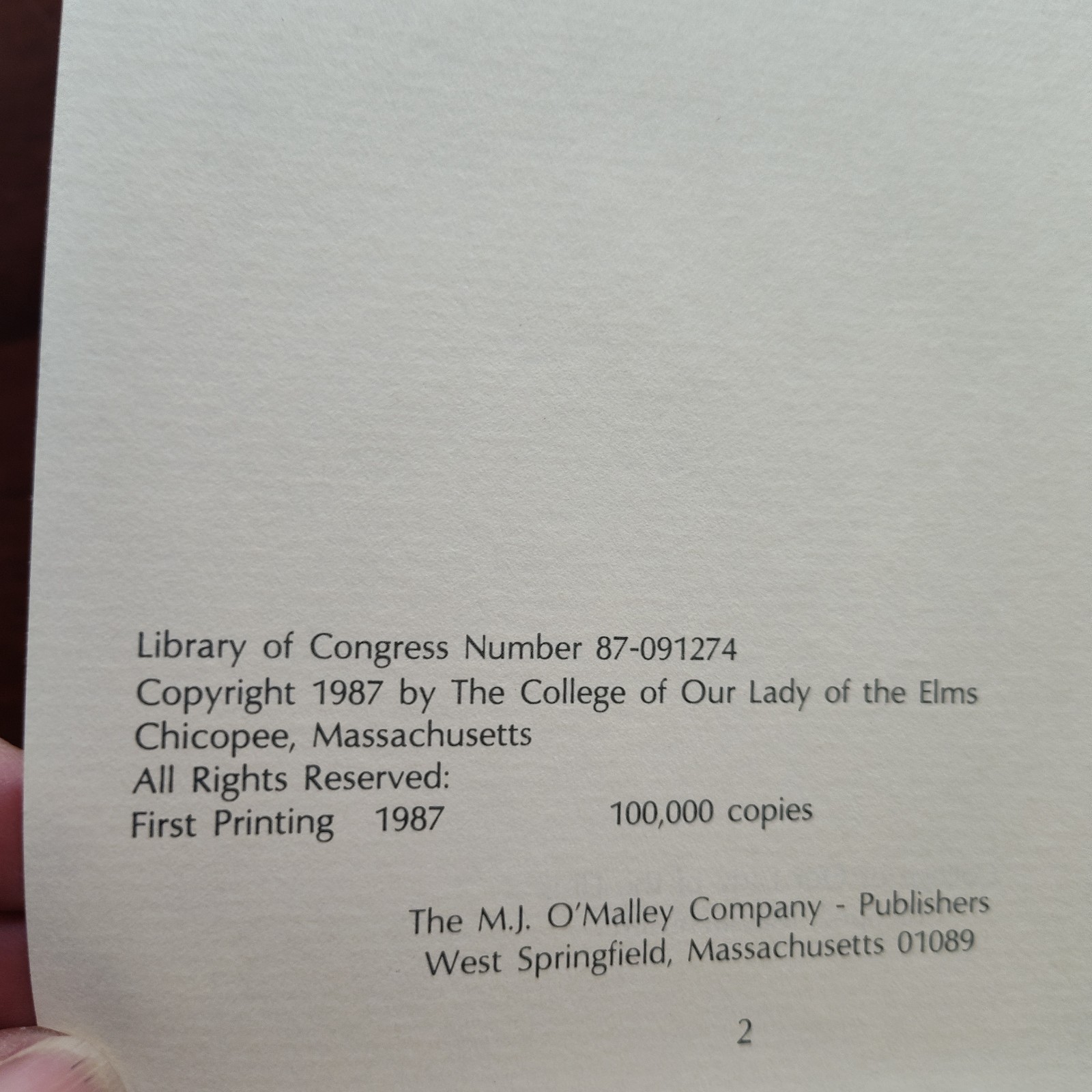 In Good Taste Spiral Bound Elms College Cookbook 159 Pages