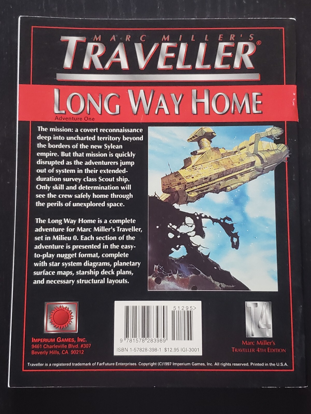 Marc Miller’s Traveller LONG WAY HOME 4th Edition Softcover