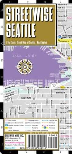 Streetwise Seattle Map – Laminated City Center Street Map of Seattl – ACCEPTABLE
