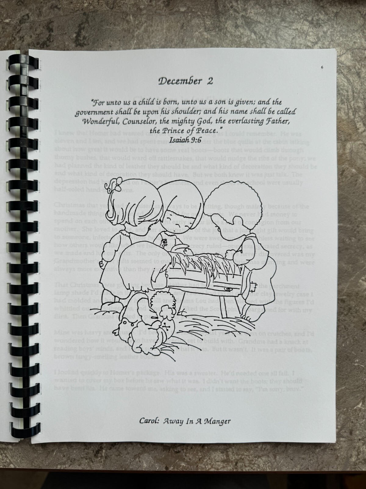 24 Days ‘Til Christmas ~ 92 Pages ~ Dec 1 – 24th ~ PB VG