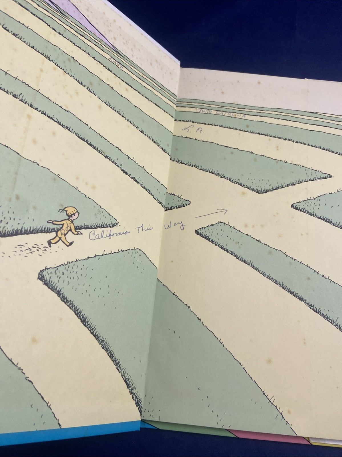 OH, THE PLACES YOU’LL GO! Dr. Seuss Suess 1990 HC/DJ 1st Edition 1st Printing!