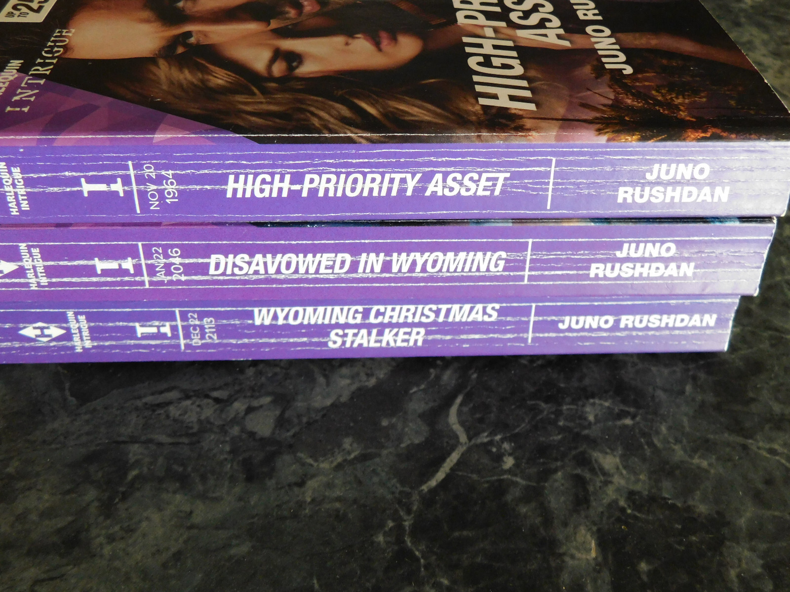 Harlequin Intrigue Juno Rushdan lot of 3 Romantic Suspense Paperbacks