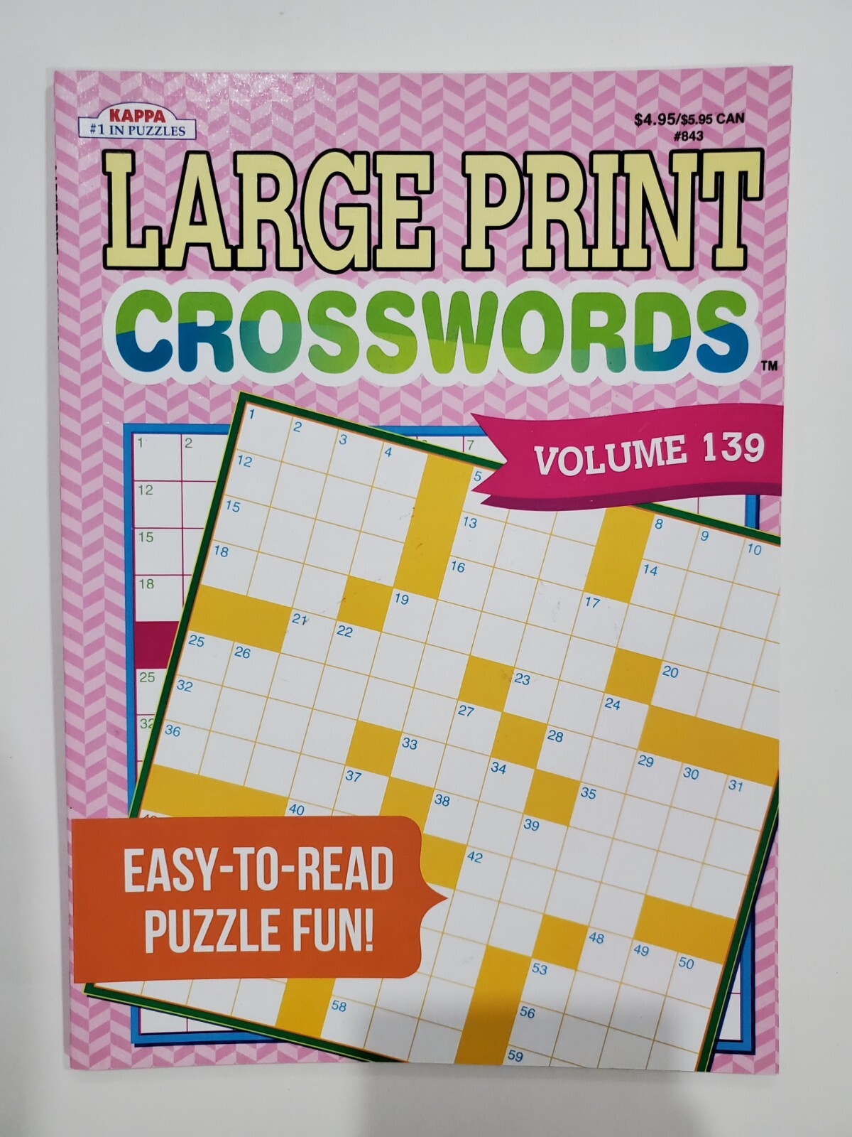 Large Print Crosswords Puzzle Books Kappa Games,Search,Hunt~ Pick up to 20 Vols