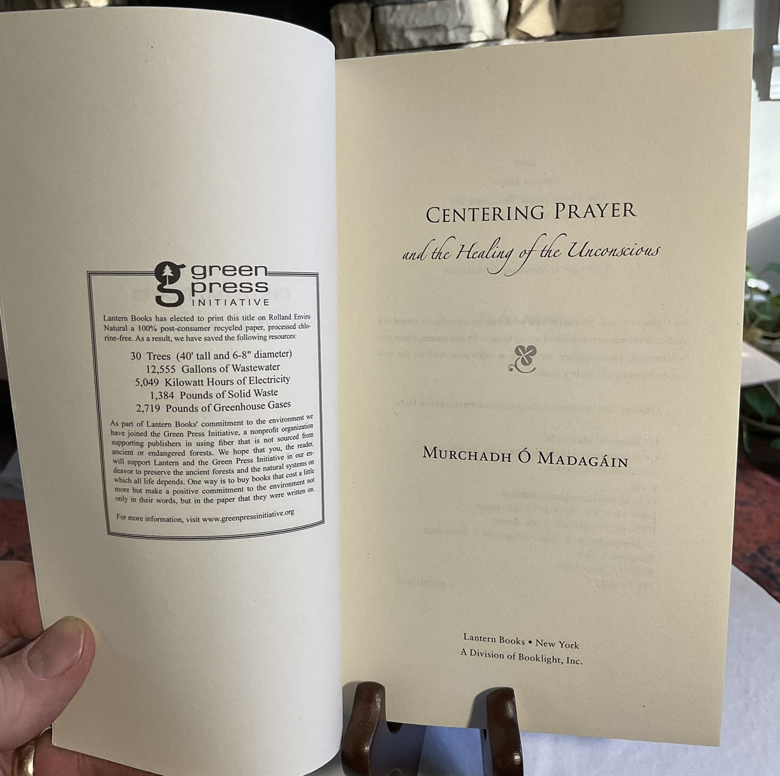 Centering Prayer and the Healing of the Unconscious by Murchadh O’Madagain