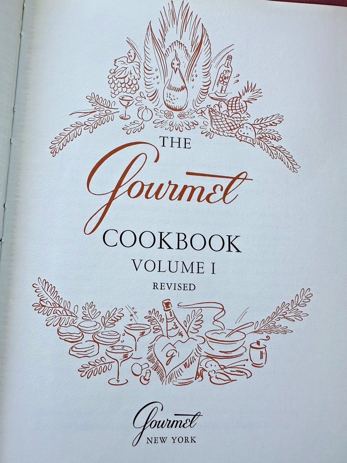 The Gourmet Cookbook Revised: Volume 1 and 2 Set Hardcover Boxed 1971 Vintage