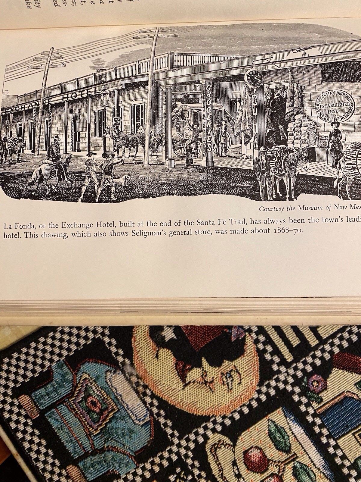 Santa Fe, Autobiograhy Of a Southwestern Town By Oliver La Farge 1959 1st Edit