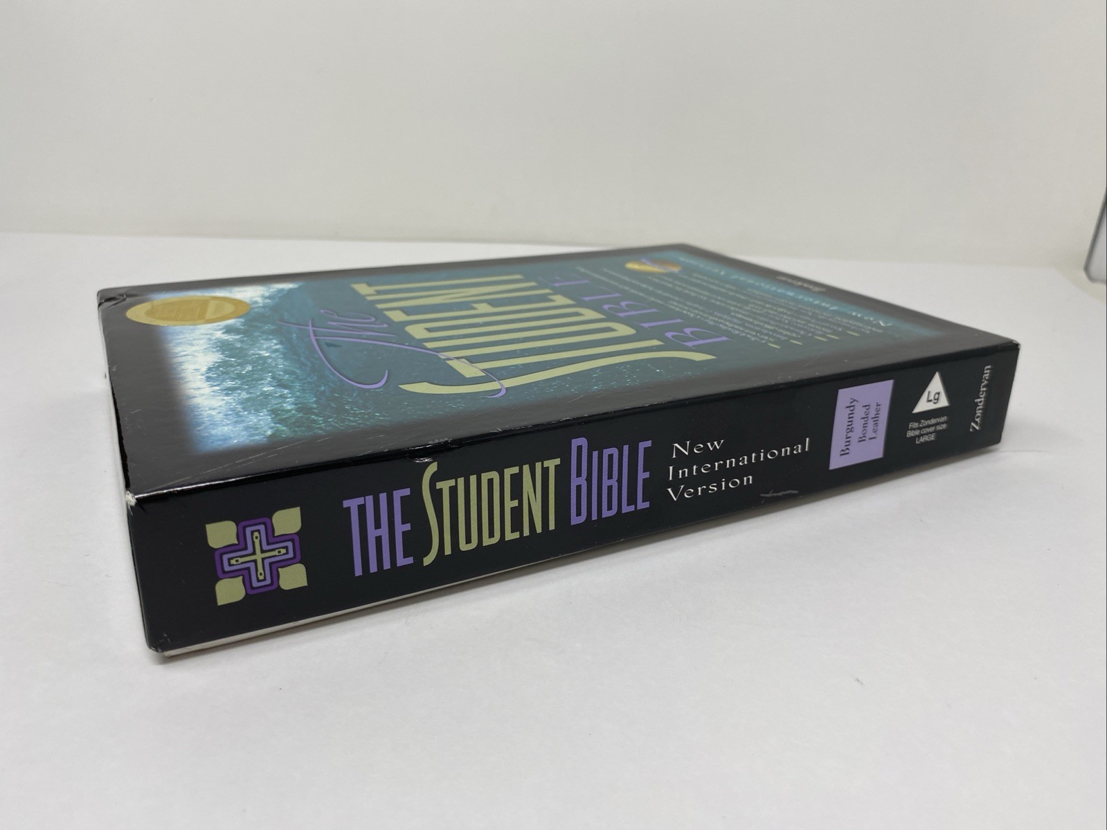 Student Bible NIV 1984 Burgundy Bonded Leather 2006 Print Clean Pages Box