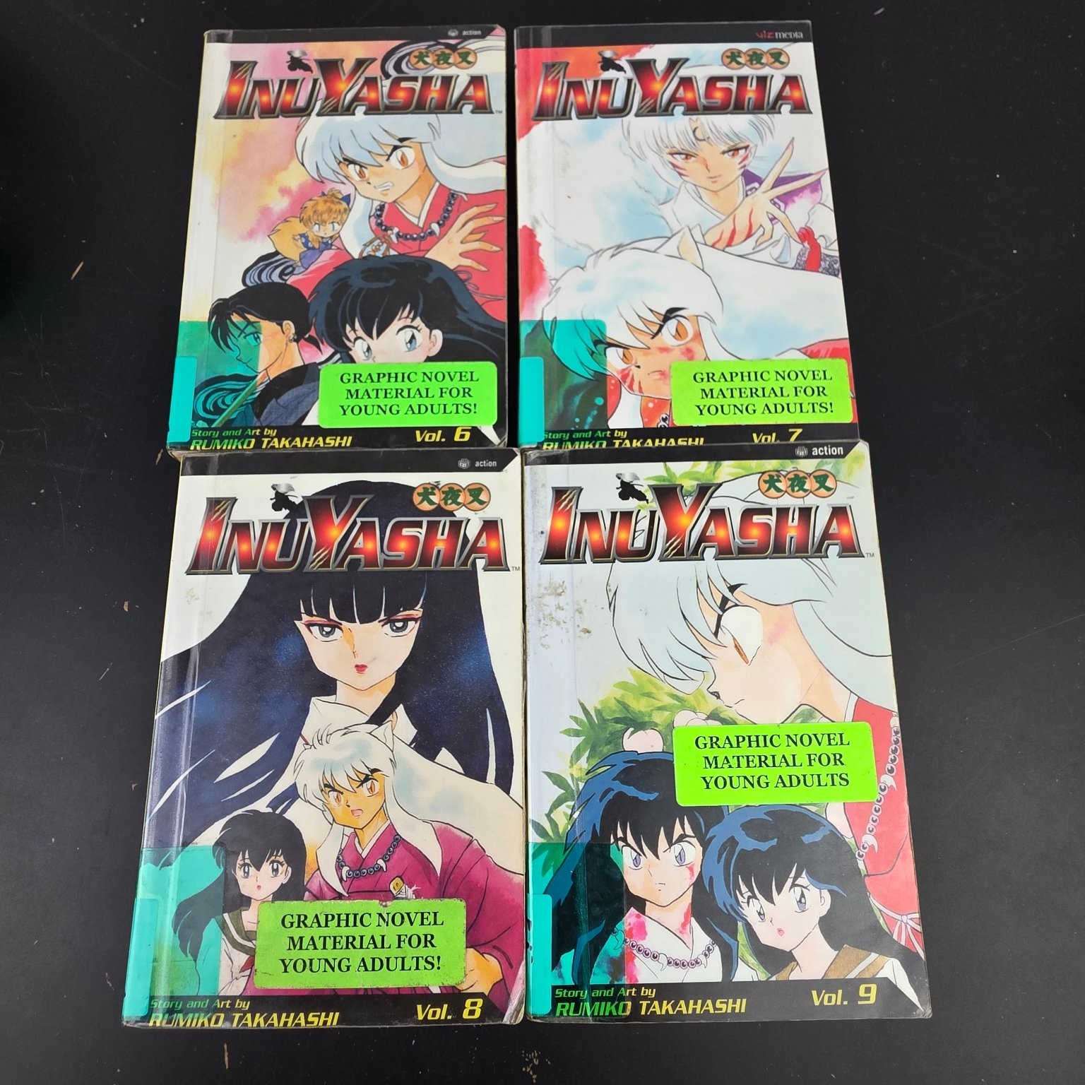Inuyasha Manga Vol 2-10 13-16 Rumiko Takahashi 2003 Viz Media Action Anime Lot
