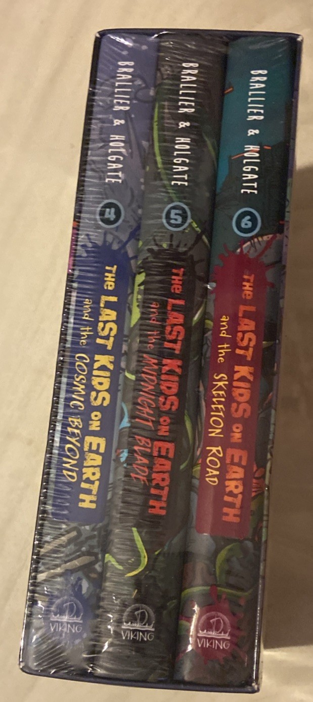 Last Kids on Earth: Next Level Monster Box (Books 4-6) by Max Brallier Sealed