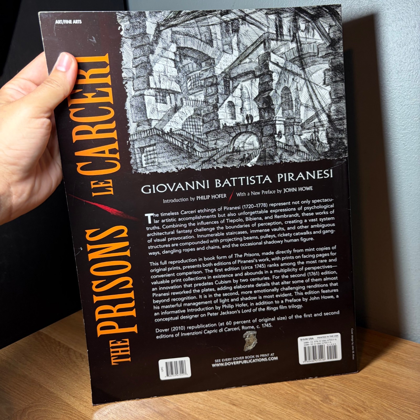 The Prisons Le Carceri Dover Fine Art History Of Art Piranesi Giovanni Battista