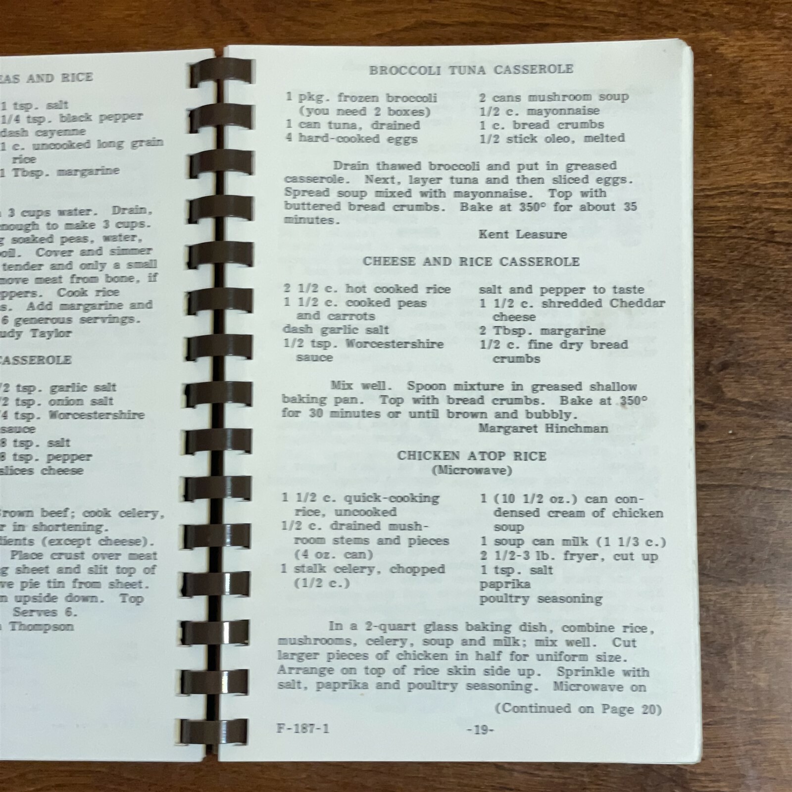 Vintage Cherished Recipes Cookbook Recipe Collection Georgetown Illinois