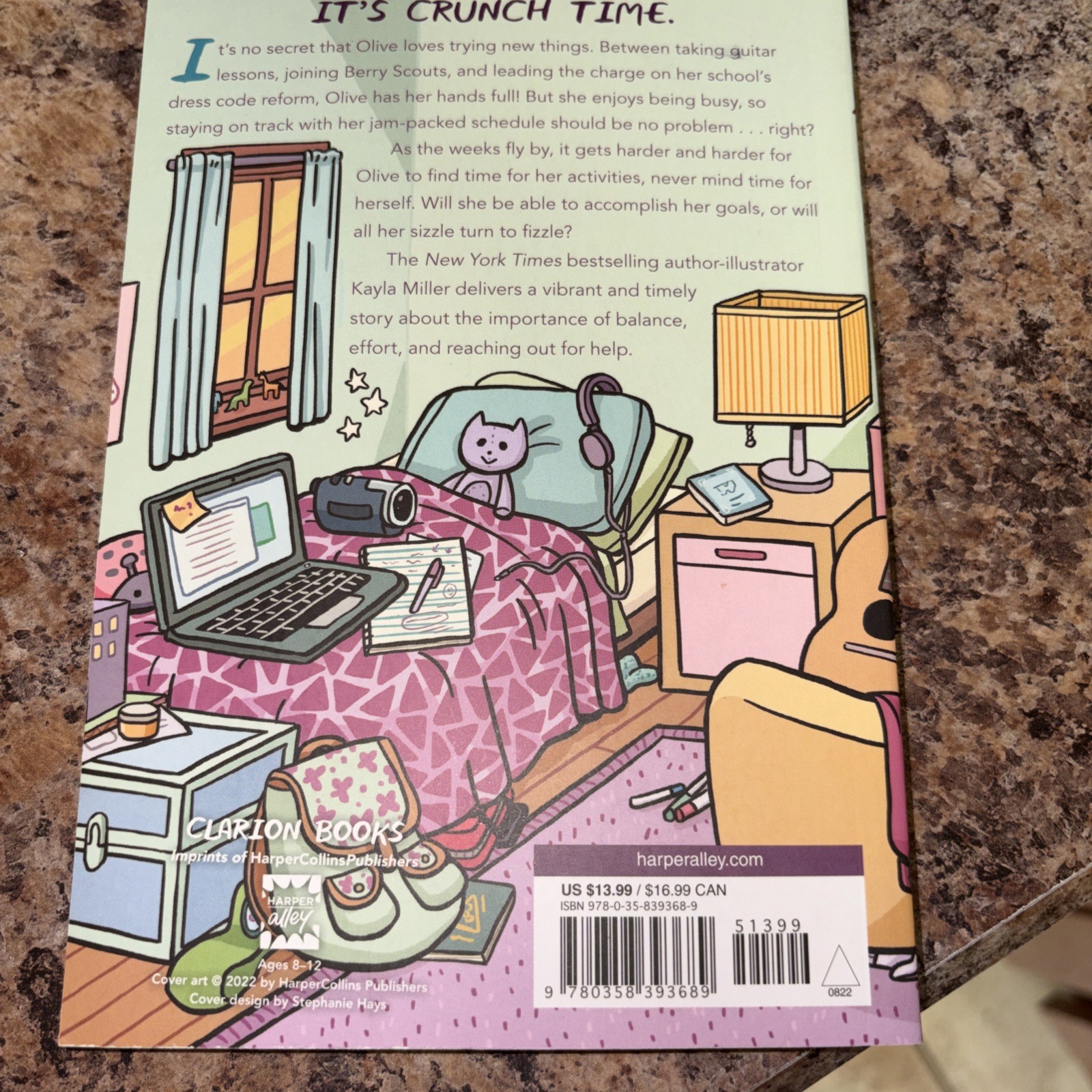 Lot 5 Kayla Miller Paperback Books Graphic Novel Click Series Camp Clash Crunch