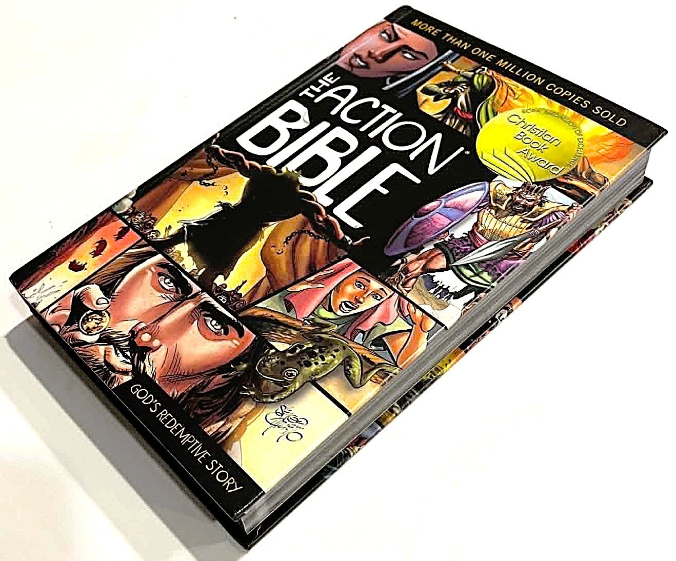 The Action Bible God’s Redemptive Story Sergio Cariello NEW Hardcover Print #16