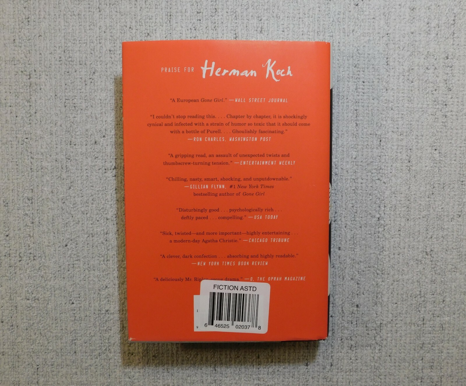 Dear Mr. M by Herman Koch (First American Edition, Hardcover with Dust Jacket)